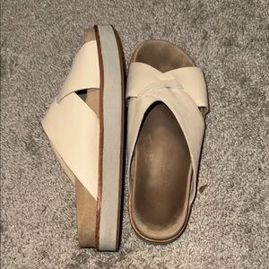 Women's Cream Slide Chocolat Blu Sandals